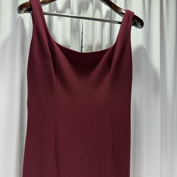 Katie May Lucy Gown Dress Square Neck Burgundy Women’s Size 12 - Picture 3 of 12